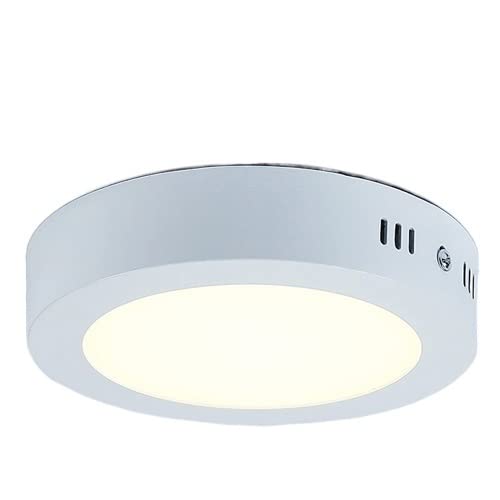 Round Square Not Dimmable Ceiling Lamps LED Ceiling Lamp Flush Mount with Downlights Lighting Fixture for Bathroom Living
