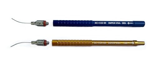 Irrigation/Aspiration Bimanual Handpieces Exchangeable Tips, 23 GA Curved, .3mm