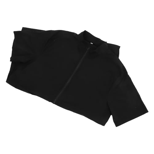 Vêtements de toilettage animaux noir XXL en nylon pour salon de beauté et animalerie