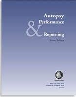 Autopsy Performance & Reporting 0930304780 Book Cover