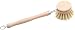 Brosse à vaisselle Manche long Brosse à casseroles Brosse à wok Brosse à récurer les légumes en bois Ustensiles de cuisine à motifs Brosse de cuisine Ustensiles de cuisine Utile