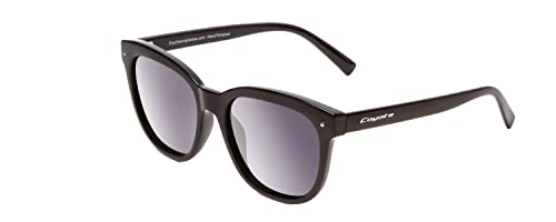 Coyote Cheyenne Designer Polarized Bi-Focal Sunglasses in Gloss Black/Grey +2.00 - Main Image
