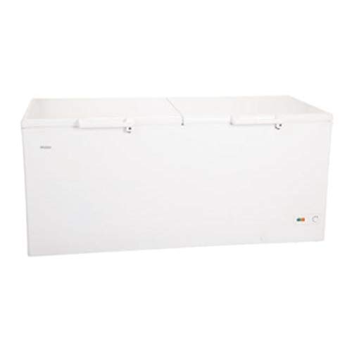 Haier 500 L Double Door Hard Top Deep Freezer (HCC500C, White) (Pack