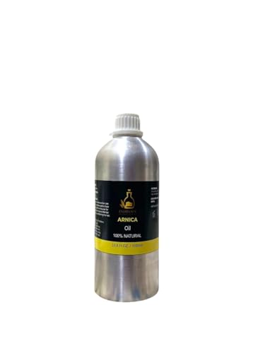 Image of Arnica Oil (Arnica Montana) 1000ml | 100% Pure & Natural Carrier Oil | for Massage, Muscle Relaxation, Skin Care & Hair Care | Lightweight & Non-Greasy