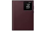 Samsung Smart Clear View Cover (EE) Bordeaux EF-ZS908CEEGEE pour Galaxy S22 Ultra S908