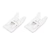 Produktbild Jopto Teflon-Nähfuß mit Zick-Zack-Antihaftbeschichtung für alle Low-Shank Brother, Babylock, Singer, Euro-Pro, Janome, Kenmore, Weiß, Juki, New Home, Simplicity, Elna Nähmaschinen, 2 Stück