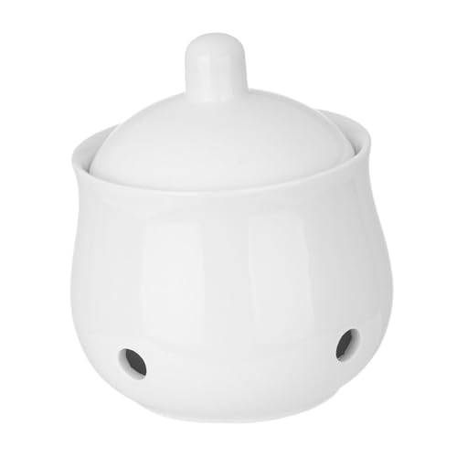 YWJLQH Contenedor de Ajos con Tapa Ventilada para Encimera para Cocina Doméstica