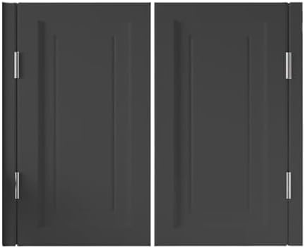 Wooden Double Saloon Cafe Swinging Doors - Solid Wood Cowboy Style Interior Door for Kitchen, Shop, Pub, Restaurant Entrance - Rustic Bar Decor