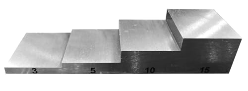 Calibration Test Block 4 Step 3mm 5mm 10mm 15mm 304 Stainless Steel para Calibrador de Espesor Ultrasónico en NDT miniatura 3