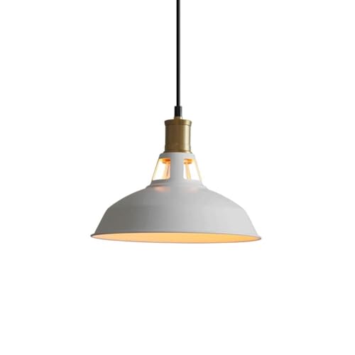 Chandelier suspension en fer forgé blanc nordique E27, luminaire haut de gamme pour intérieur