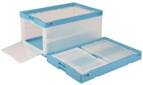 オリコン 75L 片長辺扉付き 5個セット サンコー 折りたたみコンテナ 75シリーズ（片長辺扉付）5個、キャリー