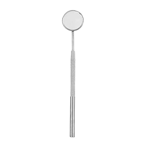 Stainless Steel Dental Mirror #5 with Handle 6.5", Dentist Tool for Teeth Cleaning Inspection