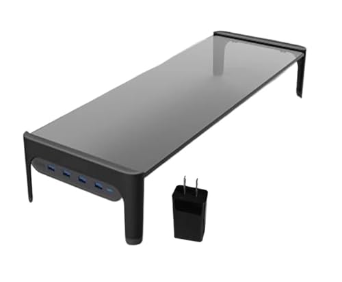 Support ordinateur portable et moniteur avec hub USB 3.0 intégré - 2