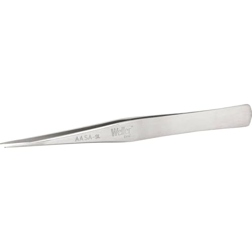 Weller Erem AASASL Precision Tweezers with Fine, Robust Tips for Standard Applications, 127 mm