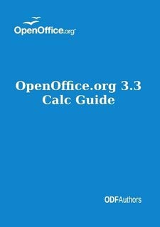 Paperback OpenOffice.org 3.3 Calc Guide Book