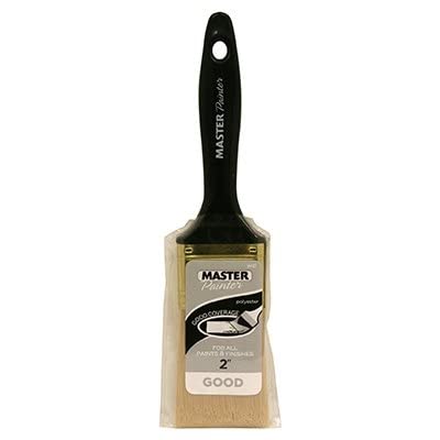 Flat Paint Brush, Polyester, Beavertail Handle, 2 In.