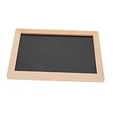DOITOOL Doppelseitiges Kreidetafel Message Board aus Holzplatte Wiederverwendbar Beschreibbar Wanddekor für Notizen und Tischdekoration ohne Aufhängung