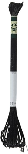 DMC Sticktwist Mouliné Satin – Farbe S3820 Gelb, 8 Meter – Glänzendes Stickgarn Für Kreuzstich