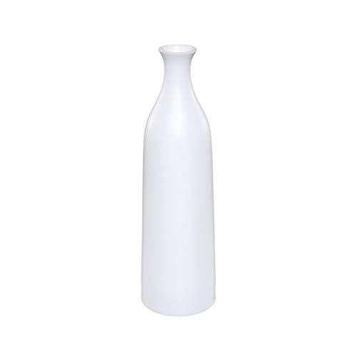 Vase céramique blanche de salon idéal pour herbe de pampa sur table basse