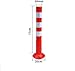noxozoqm Soft Rubber Fixed Type Parking Bollards, High Visibility Yellow and Red Car Parking Barrier Post Warning Barrier Blocking Bollards Residential District Parking Posts (Size : 75cm(Red and WHI