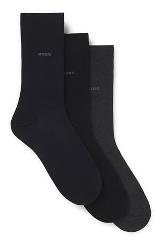 Chaussettes de longueur standard en tissu élastique Fantasy961, lot de 3 paires durables 43/46