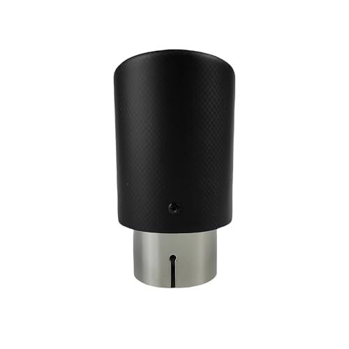 Silencieux carbone mat 66-101mm : masquez la rouille de votre échappement