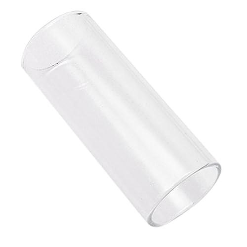 GOOHOCHY Keep Guitar from Sliding Glass Guitar Slide Medium Bottleneck Skin Friendly Slide for Players