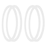 DECORNIJIA 4 Pezzi Anello di Tenuta per Bottiglia Isolata in Silicone Resistente Alte Temperature Guarnizione per Coperchio di Bottiglia da 6 CM Accessori per Borracce Sportive e attività