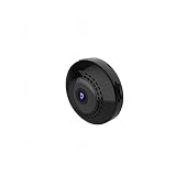 Webcam Haute Définition Mini caméra de Surveillance de sécurité Wifi DVR IP Cam Action caméscope de sport à domicile intelligent HD moniteur de nocturne enregistreur Camera Ordi (Black, One Size)