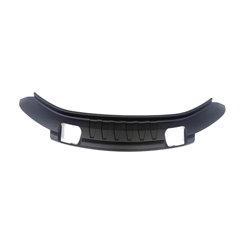 Image of FitParts Compatible with Ford F-150 2009-2014 Front Lower Bumper Deflector | Textured, With Tow Hook Hole, OEM 9L3Z17626B, FO1095228