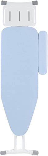 Planche à repasser pliable bleue 103 cm en maille d'acier pour buanderie et hôtel