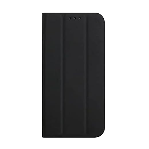 för Samsung A10 M10 telefonfodral, Samsung Galaxy A10 M10 trippelvikt stativ smal folio skal Galaxy A10 M10 för flickor kvinnor stöttåligt dammsäkert skyddande fodral för Samsung Galaxy A10 M10 svart