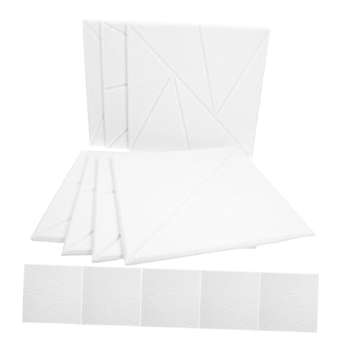 Panneaux acoustiques insonorisants autocollants blancs 30x30 cm de haute densité par VILLCASE