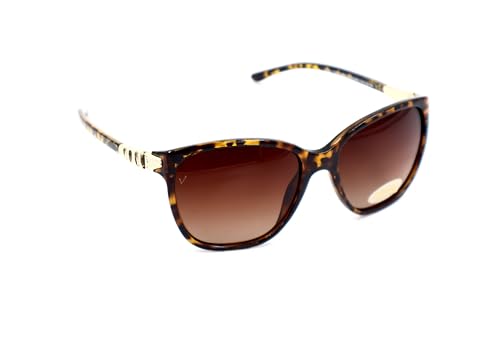 Image of Premium Branded Sunglasses for Women With Very Light Weight Frame & UV Protected Polarized Lens for Trendy & Rich Look (SREV.89065N1 Brown)