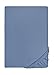 Produktbild biberna Feinjersey-Spannbetttuch 0077144 blau 1x 140x200 cm - 160x200 cm