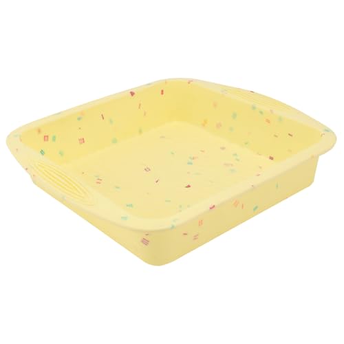 Holibanna シリコン製角型ノンスティックケーキ型 耐熱トーストパン用 家用ベーキングモールド 食パンやケーキ作りに 電子レンジ オーブン対