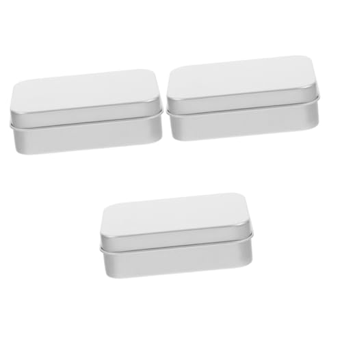 Cabilock 3pcs Aluminium Soap Travel Case Leak Lid Portable Soap Holder for Travel Camping and Outdoor Activities Aluminium Box