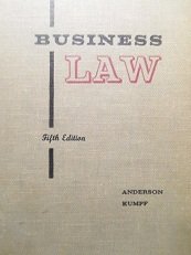 Hardcover Business law 5th Edition Book
