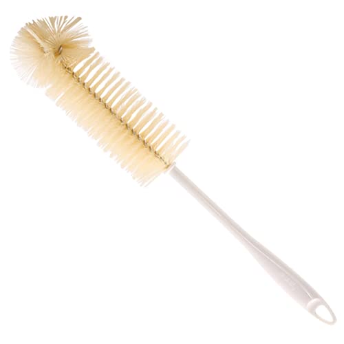 COLLBATH 2pcs Long Handle Cleaning Brush Bottle Brushes for Cleaning Bottle Scrubber Bottle Cleaner Brush Cup Cleaner Water Cup Clean Brush Glink Water Bottle Beige Plastic