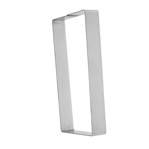 Garneck Molde Para Panqueques Moldes Populares Moldes Para Fritos Pastel Pan De Jengibre Dulce Moldes Ajustables Varios Moldes Decoración Decoración Mousse Acero Inoxidable Silver