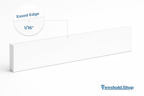 Image of Bathroom Vanity Sink Backsplash /Sidesplash (Super White Engineered Marble, 4 inch x 48 inch)