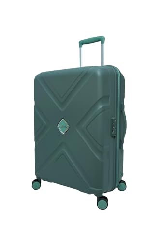 Image of American Tourister TSA Lock & 8 Wheels Hard PC Spinner Check-in Luggage /Lightweight Suitcase for Travel /Trolley Bag for Travel /Travel Bag with Double Spinner Wheels (Olive, 55)