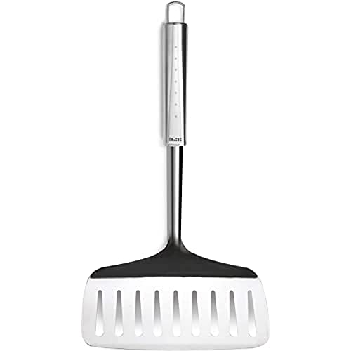 IBILI - 762019 Pelle à poisson Intense, acier inoxydable, argent, noir, blanc