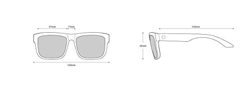 Spy Optic Discord, Square Sunglasses, Color And Contrast Enhancing Lenses, Whitewall - Hd Plus Gray Green With Red Spectra Mirror Lenses #TOP6