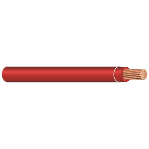 Fil de construction multiusage THHN rouge 15m pour vos installations électriques - 2