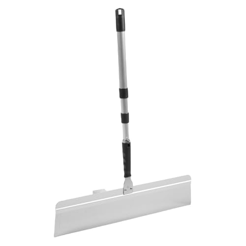 Fafeicy Herramienta de Cemento de Cemento de 24 Pulgadas Herramienta de Nivel de Nivelación de Cemento con 3 Rasguños Telescópico 50-100 Cm para la Aplicación de Mortero de Cemento de