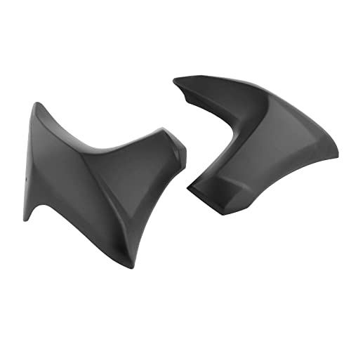 Baoblaze 2 pièces Moto radiateur Couverture carénage Protecteur Compression carénages Convient pour Kawasaki ER6N ER 6N 2012-2016 pièces de réparation - Noir Mat