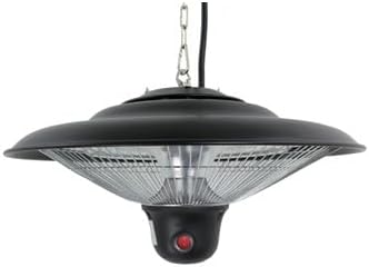 Electric Hanging Patio Heater, Ceiling Mounted, 1500W, 3 Power Se...