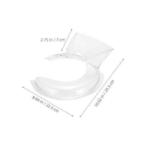 Protector de salpicaduras para mezcladora con cabezal inclinable en cocina 3
