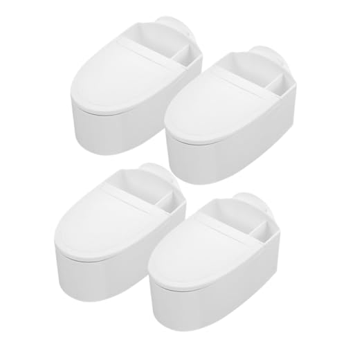 POPETPOP 4piezas Cenicero De Inodoro Para Pared Cenicero Doméstico Tapa Resistente Al Viento Para Interior Para Baño y Salón